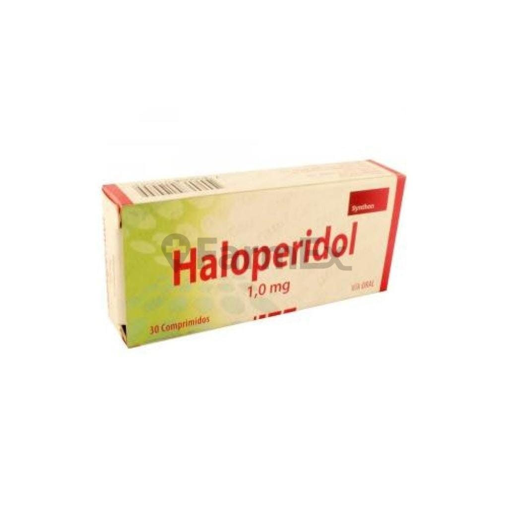 Haloperidol 1 mg x 30 comprimidos Farmex-Fonasa-Persistente